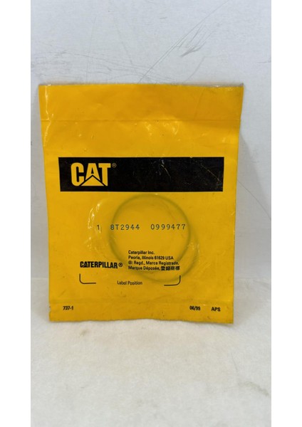 Caterpıllar 8T2944 8T-2944 88.6mm Internal Dıameter O-Rıng Seal fiyatları