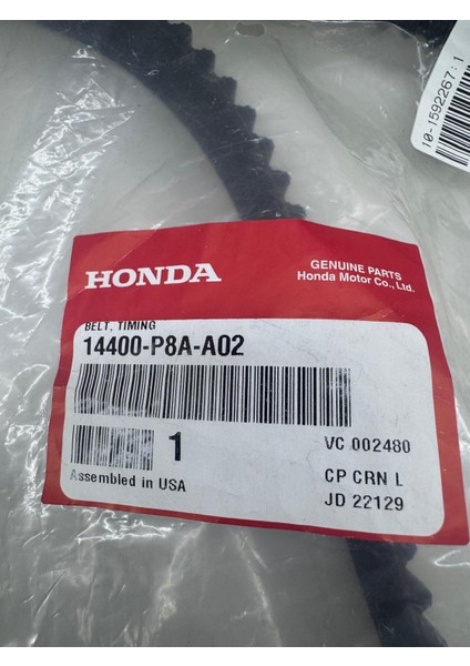 14400-P8A-A02 Belt, Tımıng (197YU26 GB-323) fiyatları