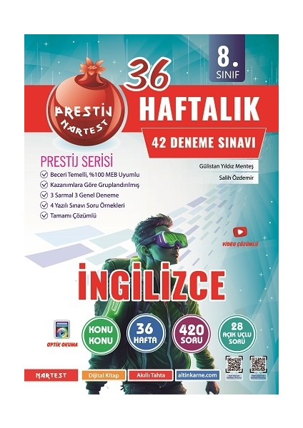 8. Sınıf Haftalık Ingilizce Denemeleri