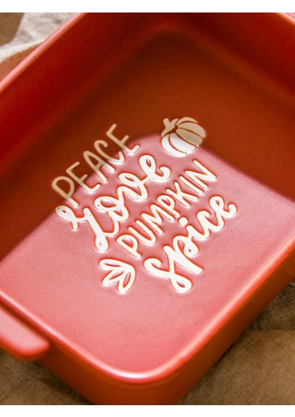 Lcw Home Karışık Yazı Baskılı Seramik Fırın Kabı 21 cm fiyatları