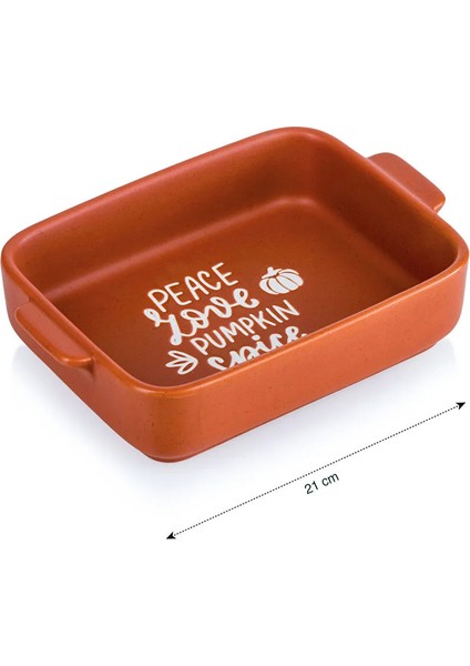 Lcw Home Karışık Yazı Baskılı Seramik Fırın Kabı 21 cm indirimleri