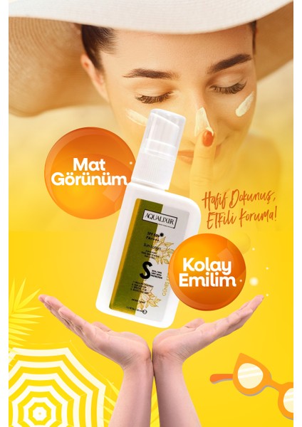 Leke Karşıtı Tüm Ciltler İçin Yüksek Korumalı 50 Spf Güneş Kremi 50 ml
