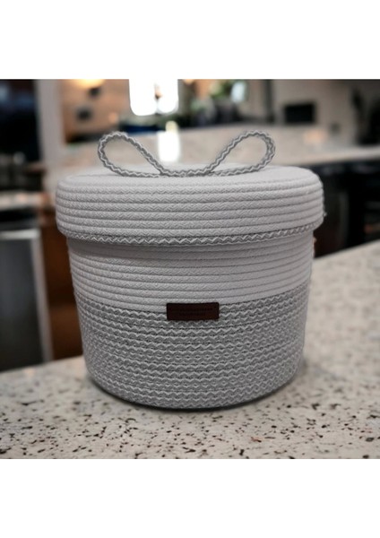 Jüt Kordon Sepet Banyo Düzenleyicisi Şık Veelite Tasarım