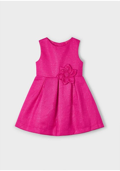 Yazlık Kız Çocuk Parlak Elbise - Pembe fırsatları