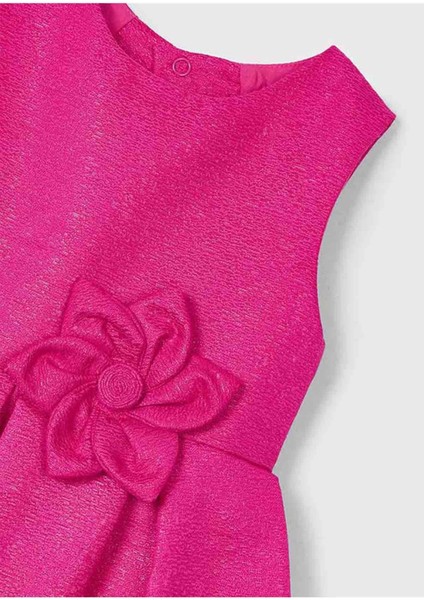 Yazlık Kız Çocuk Parlak Elbise - Pembe indirimleri