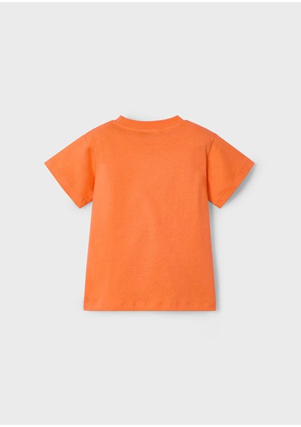 Yazlık Erkek Çocuk 2 T-Shirt 3'lü Şort Takım - Turuncu modelleri