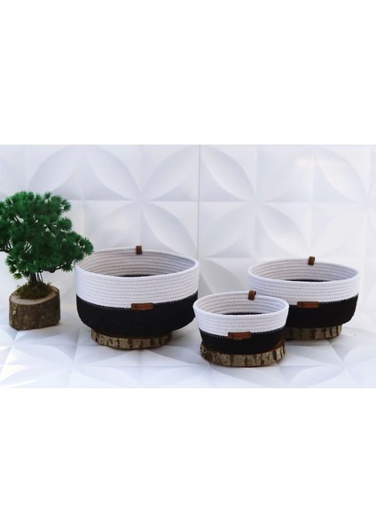 3lü Sepet Takımı, Çok Amaçlı Organizer 6 mm Kalınlığında Renkli İp fiyatları