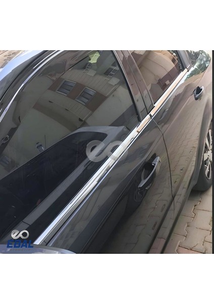 Chevrolet Aveo Sedan Krom Cam Çıtası 4 Parça P.Çelik 2005-2011 modelleri