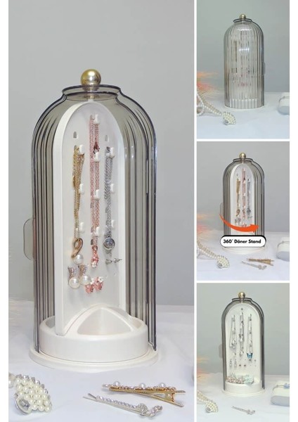 Kapaklı Bijuteri Takı Organizeri