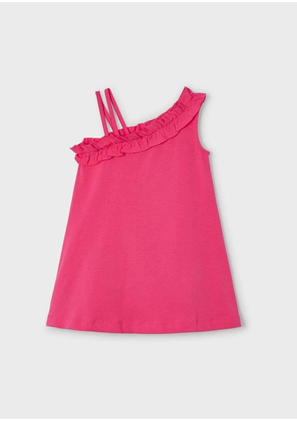 Yazlık Kız Çocuk Baskılı Elbise - Pembe modelleri