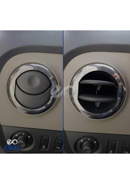 Dacia Dokker Krom Havalandırma Çerçeve 4 Prç P Çelik 2012 Üzeri