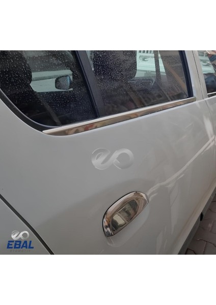 Renault Clio 4 Symbol Krom Cam Çıtası 4 Prç. 2013 Üzeri P. Çelik