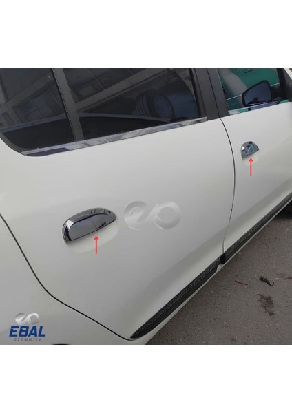 Renault Clio 4 Symbol Krom Kapı Kolu 4 Kapı 2013 Üzeri P. Çelik