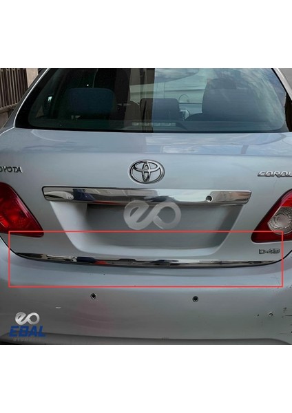Toyota Corolla Krom Bagaj Alt Çıtası 2007-2013 Arası P.çelik