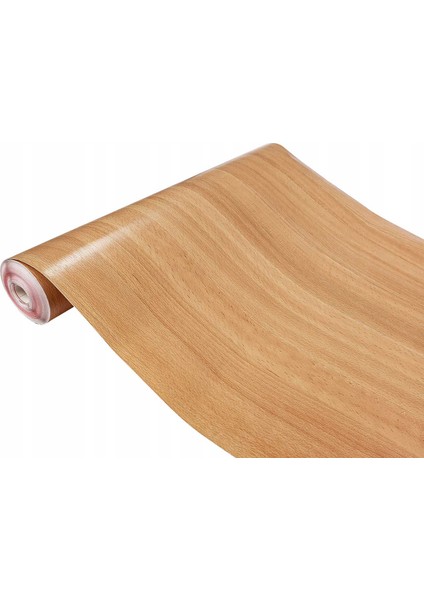176-2608 Kayın Ahşap Desen Yapışkanlı Folyo ( 45 cm x 1 mt )