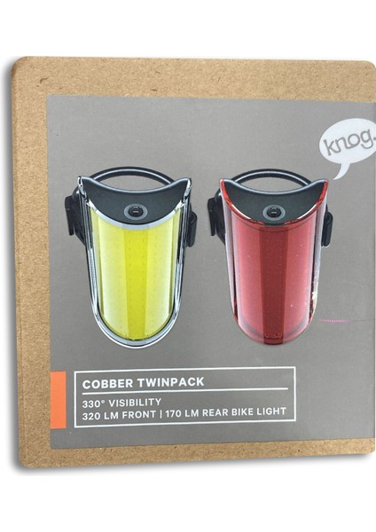 Mıd Cobber Twınpack 320LM USB Ön+Arka Bisiklet Işık Seti