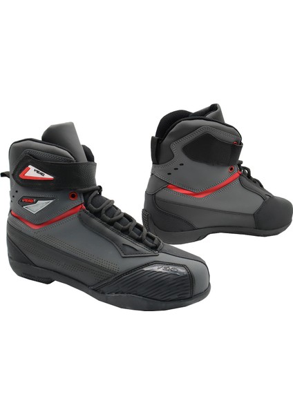 Boxter Aır Bot Gri-Kırmızı