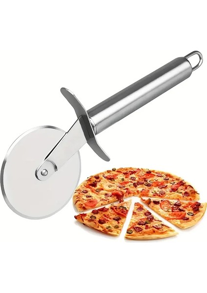 Metal Saplı Pizza Ruleti: Paslanmaz Çelik Pizza Kesme Bıçağı, Profesyonel Kesim Için Dayanıklı Tasarım modelleri