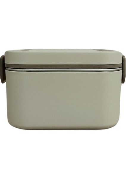 Bento Kare Lunch Box Yemek Termosu Bej 700 ml