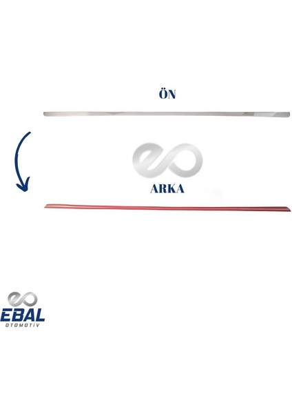 Vw Passat B5 Krom Bagaj Alt Çıtası 1996-2005 Paslanmaz Çelik modelleri