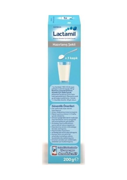 Nessiworld Lactamil Emziren Anneler Için Sütlü Içecek 200 gr fırsatları