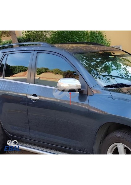 Toyota Rav4 Krom Ayna Kapağı 2 Prç. 2005-2012 Paslanmaz Çelik