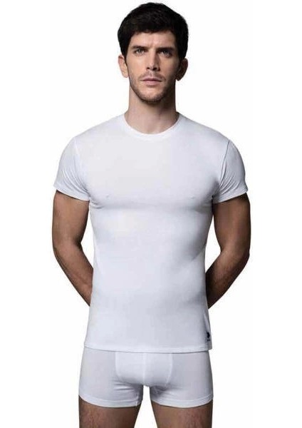 U.s Polo Erkek 2'li Yuvarlak Yaka Kısa Kol Atlet 80197