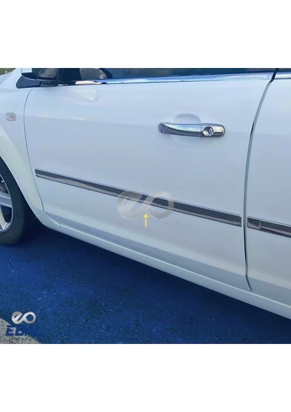 Ford Focus (Hb) Krom Yan Kapı Çıtası 4 Parça 2005-2008 Arası Paslanmaz Çelik