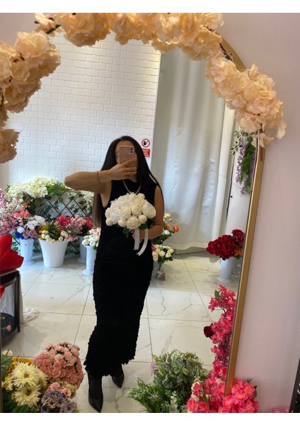 Gelin Buketi Gelin Çiçeği El Buketi Yapay Şakayık Çiçek