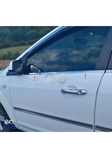 Ford Focus 2 Sedan Krom Cam Çıtası 4 Prç. 2005-2011 P. Çelik fiyatları