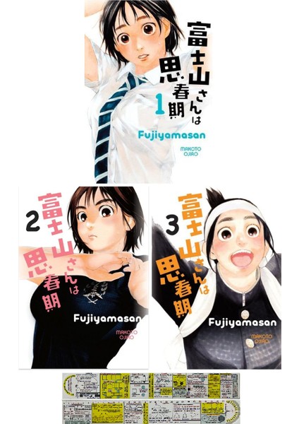 Manga Seti / Fujiyamasan 1. 2. 3. Ciltler (Matematik Öğreten Cetvel) - Makoto Ojiro