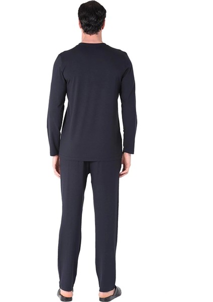 D's Damat 221001 Uzun Kol Pijama Takımı
