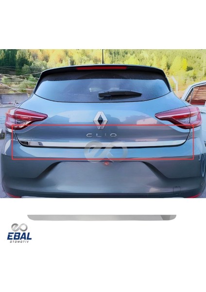Renault Clio 5 HB Krom Bagaj Alt Çıtası 2020 P.Çelik