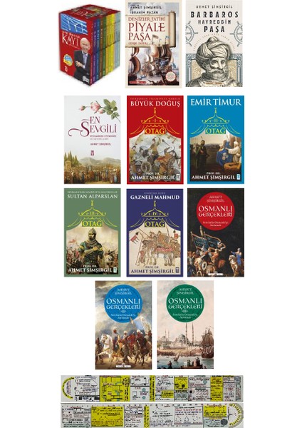 21 Kitap Tarih Seti / Otağ / Osmanlı Gerçekleri / Kayı (Matematik Öğreten Cetvel) – Ahmet Şimşirgil