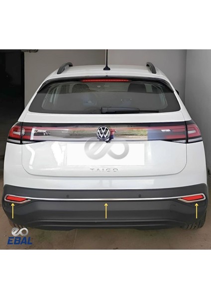 Volkswagen Taigo Krom Reflektör Çerçevesi 3 Parça 2022 ve Üzeri Paslanmaz Çelik modelleri