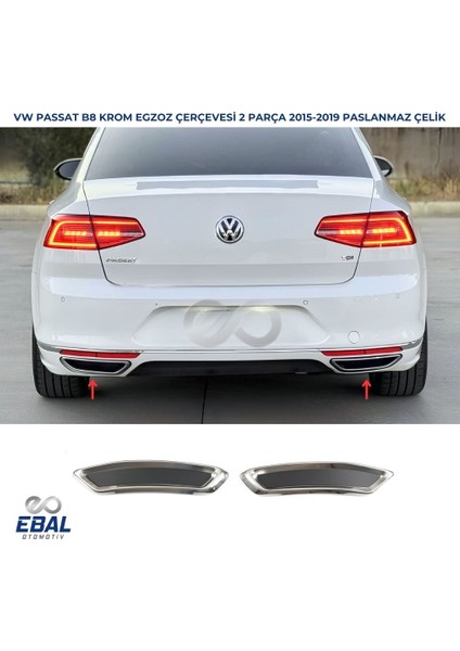 Egzoz Çerçevesi Paslanmaz Çelik 2015+ fırsatları