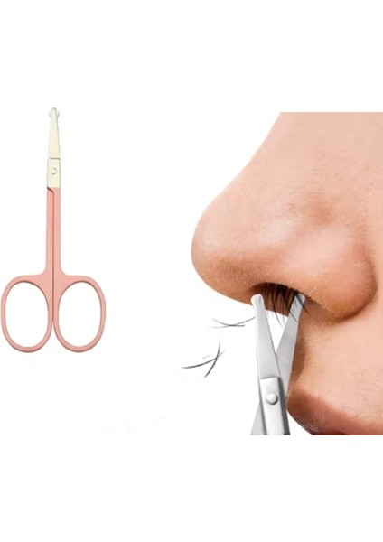 Beauty Bijutime Çok Amaçlı Burun Kıl Alma Makası Rose Gold ( Küt Uçlu Batmadan Kesme Özellikli ) modelleri