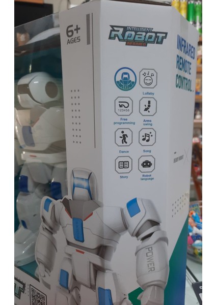 Oyuncak Robot Sesli Işıklı Hareketli Interaktif Şarjlı Pilli