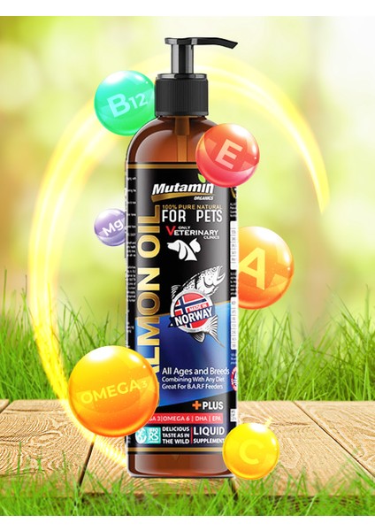 Mutamin Evcil Hayvanlar İçin Norveç Somon Yağı 150ml