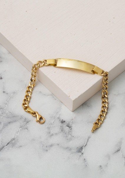 Gurmet Zincirli 14 Ayar Altın Çocuk Künyesi fiyatları