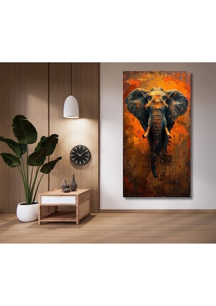 Loxodonta Africana Kanvas Tablo