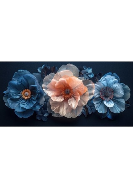 Kabartma Görünümlü Şeftali Çiçeği Kanvas Tablo fiyatları