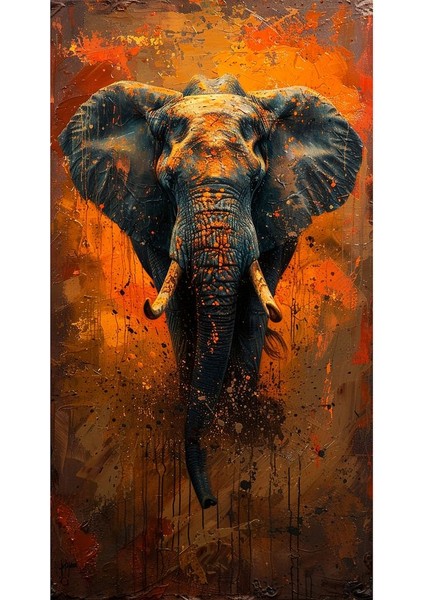 Loxodonta Africana Kanvas Tablo fiyatları