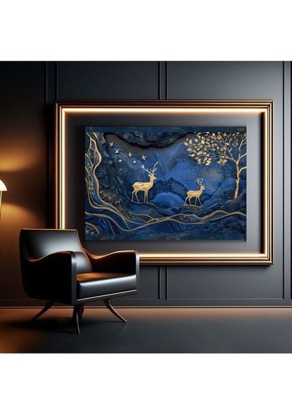 Night Landscape Kanvas Tablo