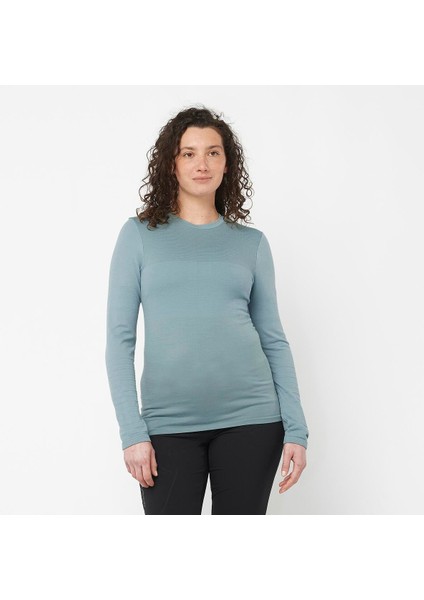 Essential Wool Kadın Üst Içlik - Mavi