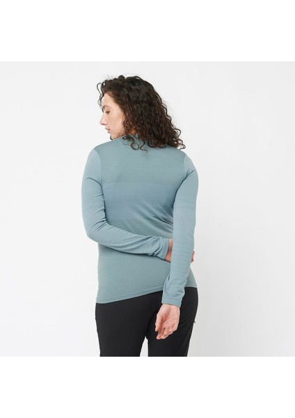 Essential Wool Kadın Üst Içlik - Mavi