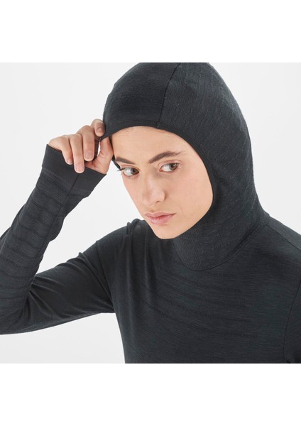 Outspeed Wool Kadın Termal Içlik - Siyah
