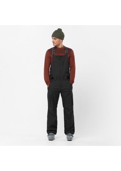 transfer bıb erkek kayak pantolonu - siyah