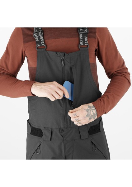 transfer bıb erkek kayak pantolonu - siyah modelleri