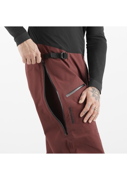 Absolute Bib Erkek Kayak Pantolonu - Bordo